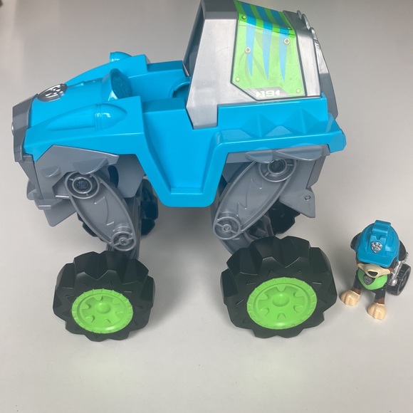 Paw Patrol Toys Paw Patrol Dino Rescue Rexs Deluxe Rev Up Vehicle